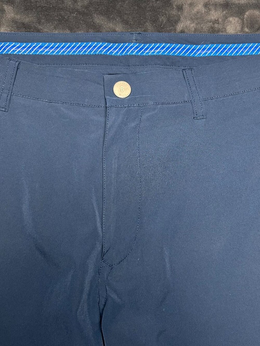 Bonobos Golf Straight Fit Pants 34X36 Navy Blue Performance Stretch